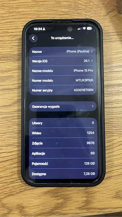 Iphone 15 pro 128 gb