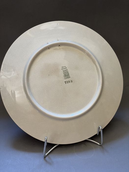 Fajans Włocławek talerz dekoracyjny 30 cm
