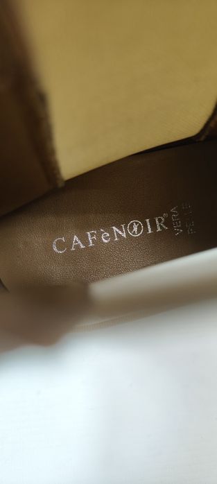 NOWE botki sztyblety damskie skórzane Cafènoir roz 40/41 wkładka 27 cm