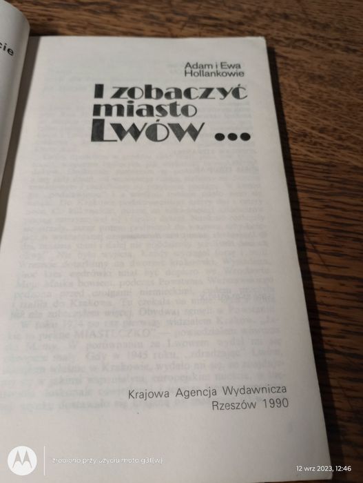I zobaczyć miasto Lwów. Adam i Ewa Hollankowie