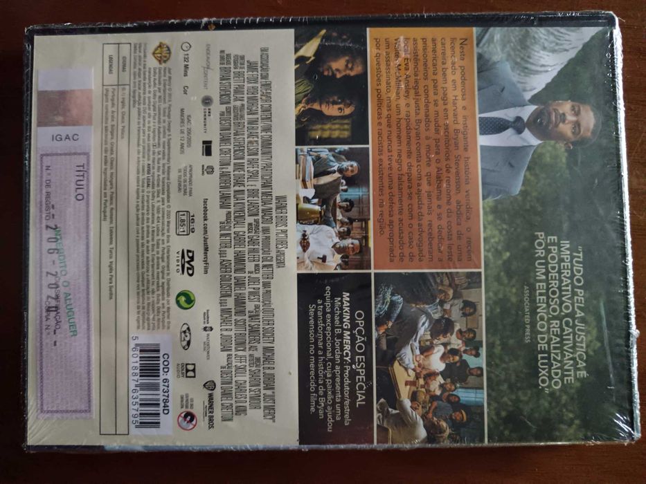 filme dvd original - tudo pela justiça - selado