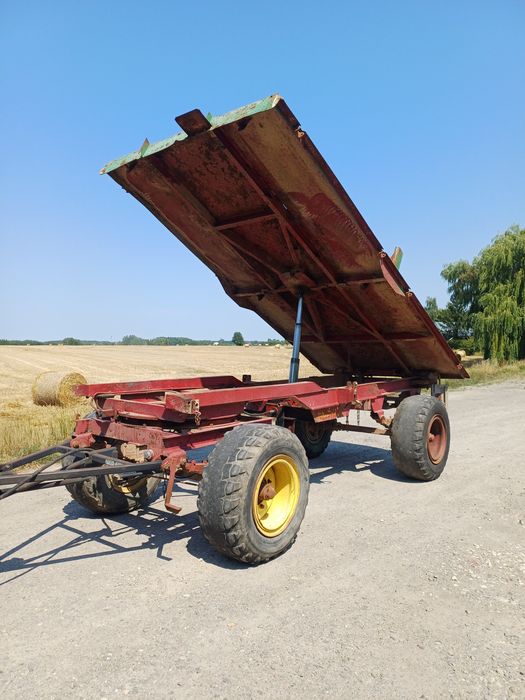 Przyczepa wywrotka na 3 strony 8 ton hl 80.11 hw 80 d55 rama do zabudowy nieniecka