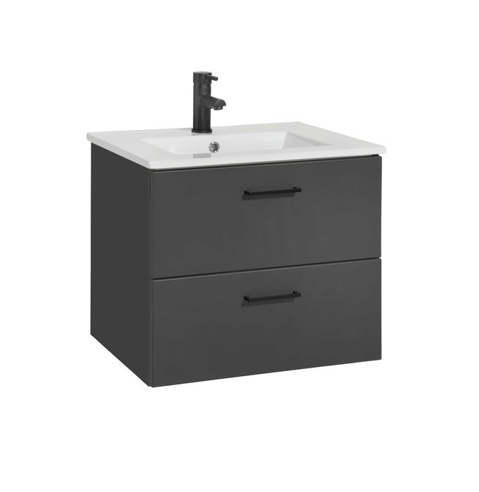 Szafka łazienkowa pod umywalkę meble łazienkowe 60x45 SZARA nowa