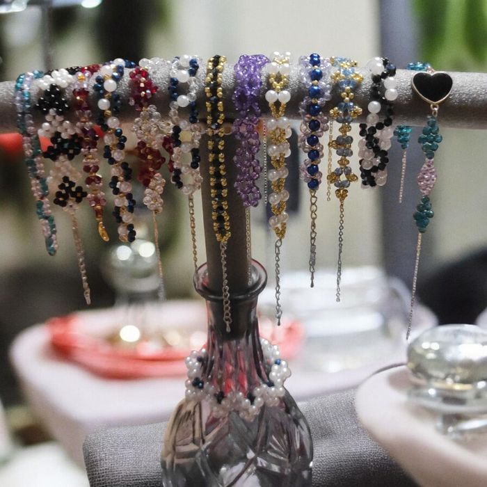 Bransoletka z koralików ręcznie robiona RĘKODZIEŁO Handmade