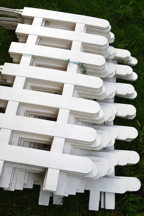 Divisórias de jardim Brancas