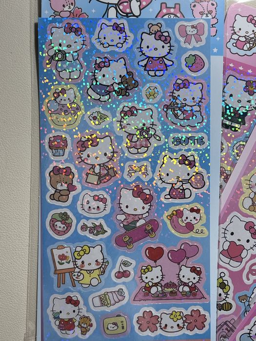 Милі наліпки з hellokitty