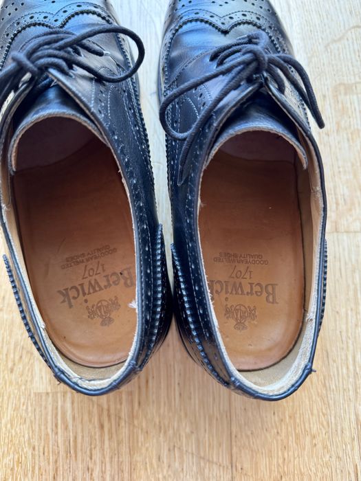 Buty Berwick 2370 brogsy derby rozmiar 7