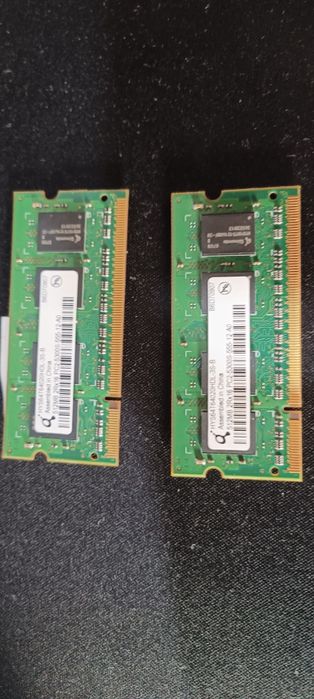 2X memória RAM ddr2 512MB