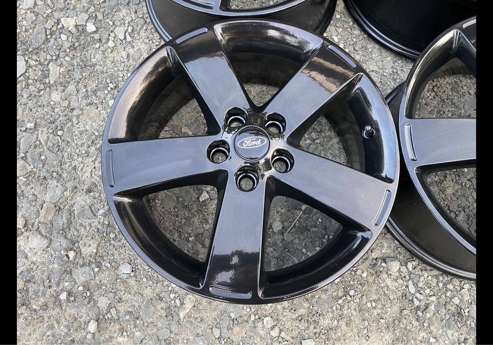 Alufelgi 17” Ford Volvo 5x108 S-Max Galaxy Kuga Focus CZARNE jak Nowe