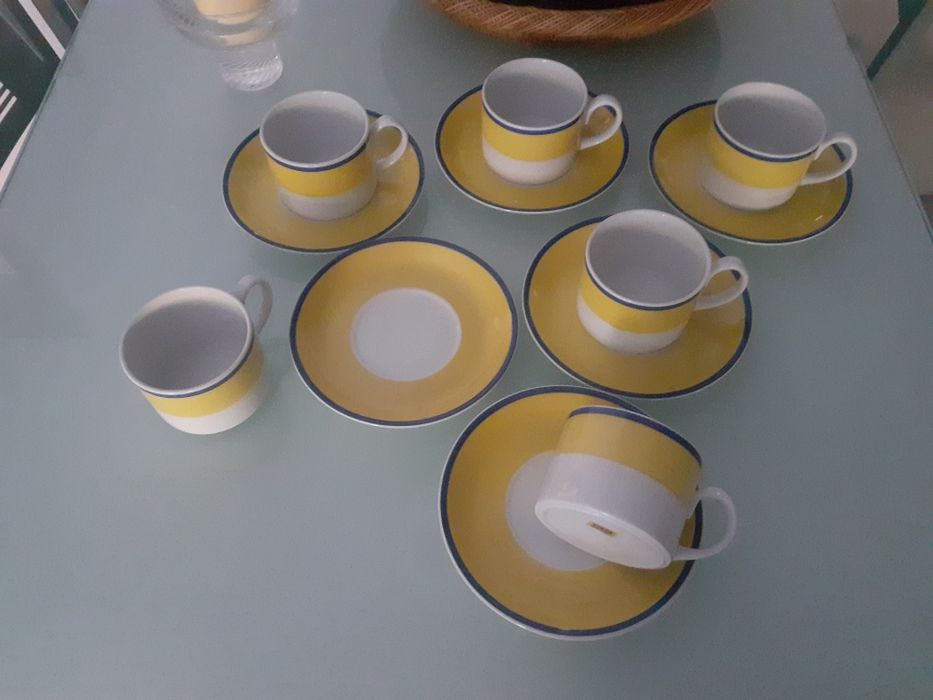 Chavenas de chá da vista alegre