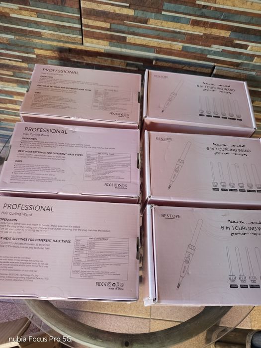 Одним лотом,набір плойок з різними аксесуарами - BESTOPE PRO 6 штук