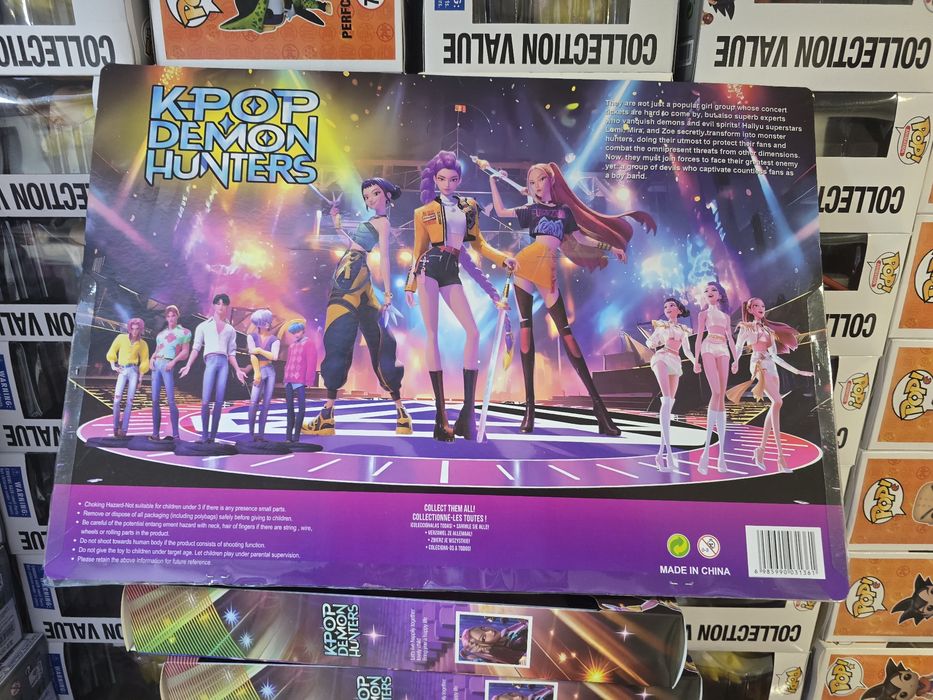 Pack k pop demon hunters figuras novas em caixa