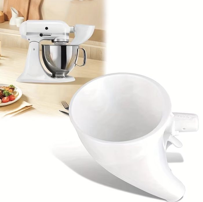 Lejek do robota KitchenAid z odchylaną głowicą i misą 4,5 - 5Qt biały
