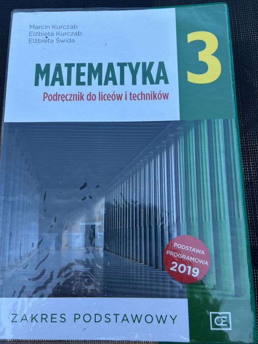 Matematyka 3 podręcznik zakres podstawowy okładka GRATIS