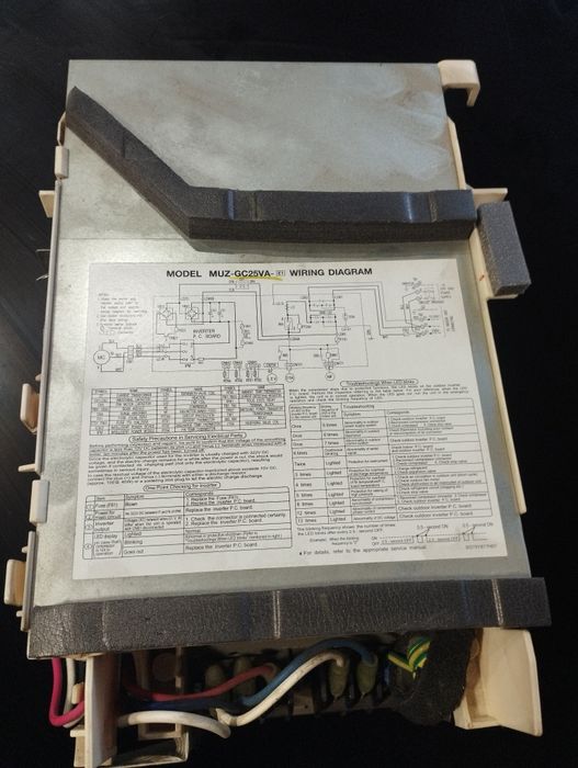 Płyta główna klimatyzatora Mitsubishi