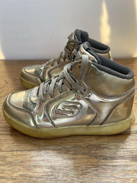 Кросівки кросовки високі демічезон Skechers 29р. з підсвіткою