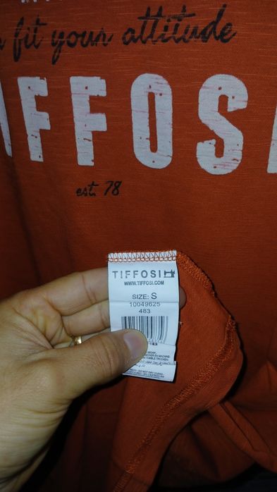 T shirt Tiffosi laranja