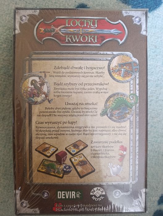 Lochy i kwoki gra karciana