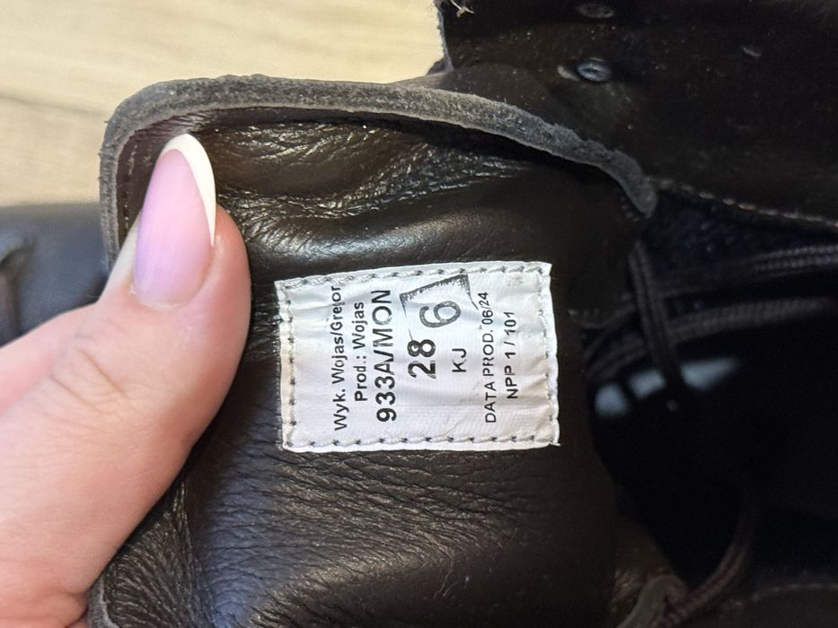 Buty wojskowe zimowe wojas 933A/MON
