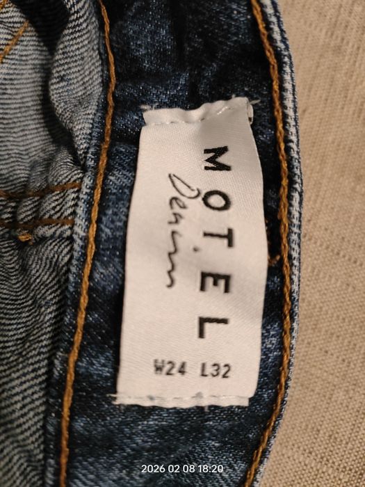 Spodnie jeansowe szeroka nogawka rozmiar W24 L32