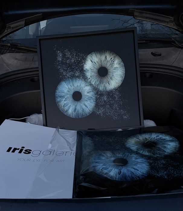 Картина з очима, декор irisgalerie
