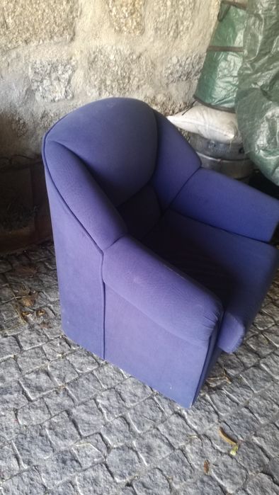 Sofá Individual azul