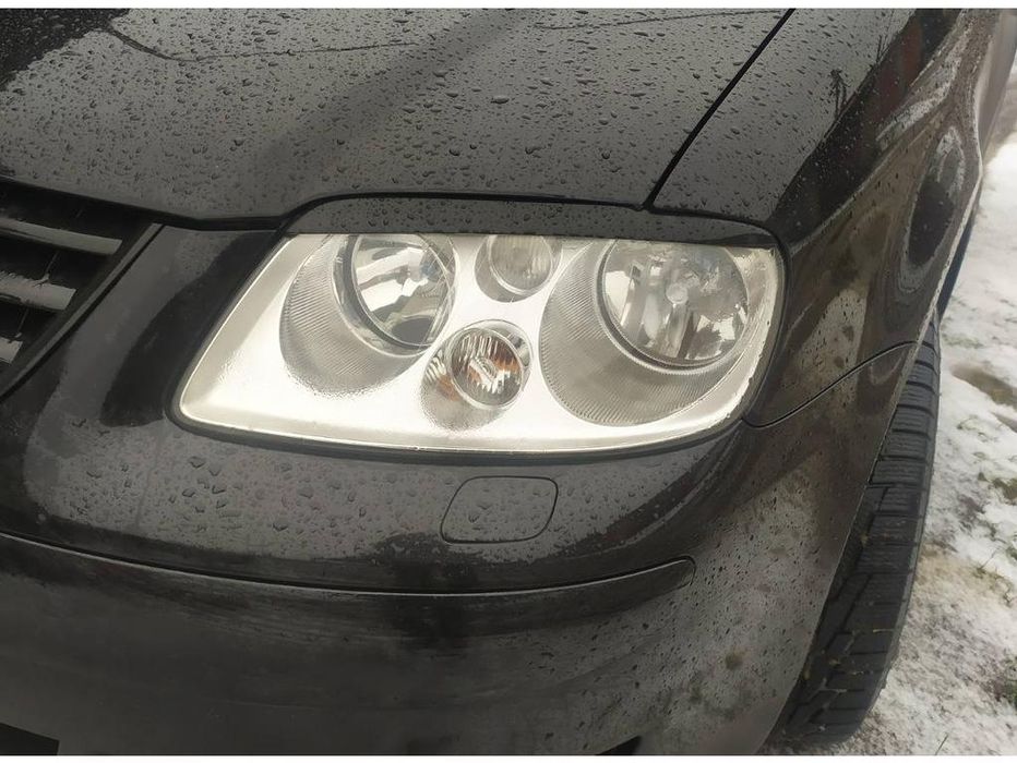 Volkswagen Caddy 2004-2010 рр. Війки (чорні) Чорний мат