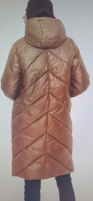 Długa  kurtka zimowa  top secret brązowa  toffi 36