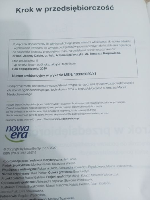 Krok w przedsiębiorczość nowa era