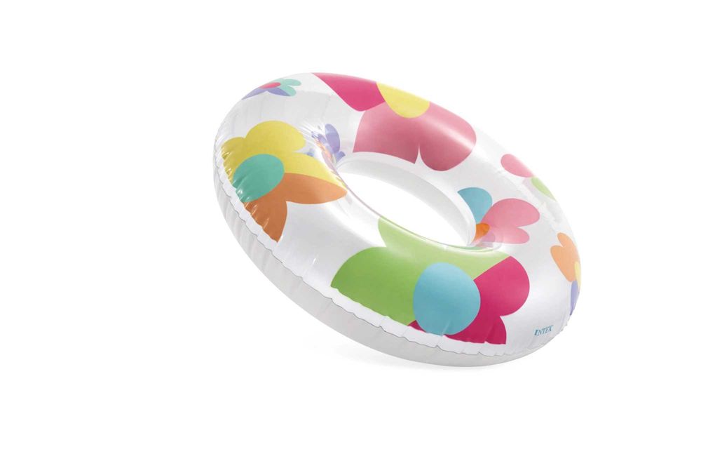 INTEX koło pływackie Kwiatek 81 cm lekkie i wygodne