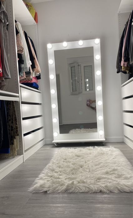 Espelhos de maquilhagem led para toucador