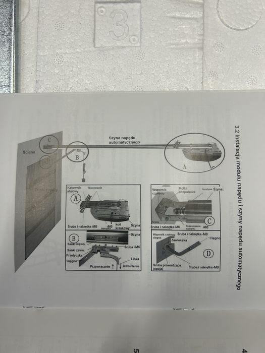 Naped do bramy garażowej Separate Automat