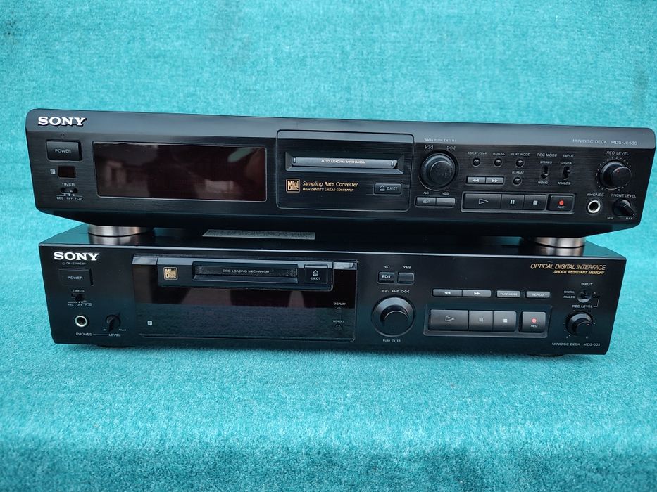 Sony minidisc mini disc MDS 303 MDS 500