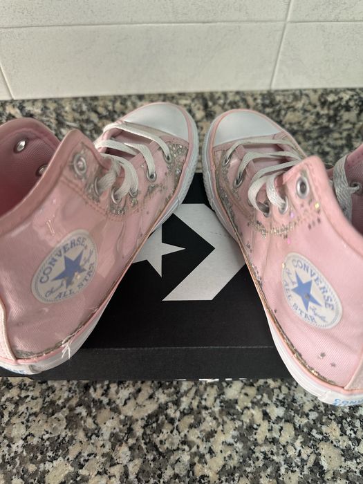 All Star Converse rosa e glitter - Tamanho 33