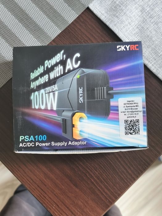 Ładowarka ToolkitRC M8S 1-8S 400W + Zasilacz SkyRC PSA100 100W | Zestaw