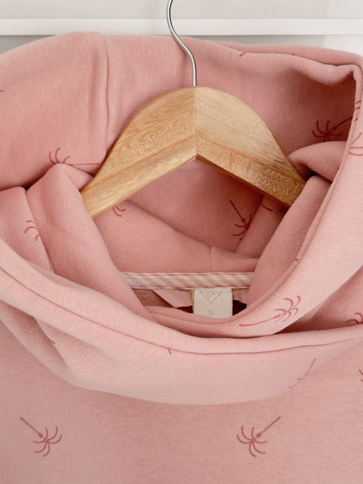 Femi stories bluza różowa gruba kaptur kangurka oversize s 36 L 40