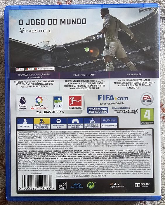 Jogo FIFA 18 - PS4