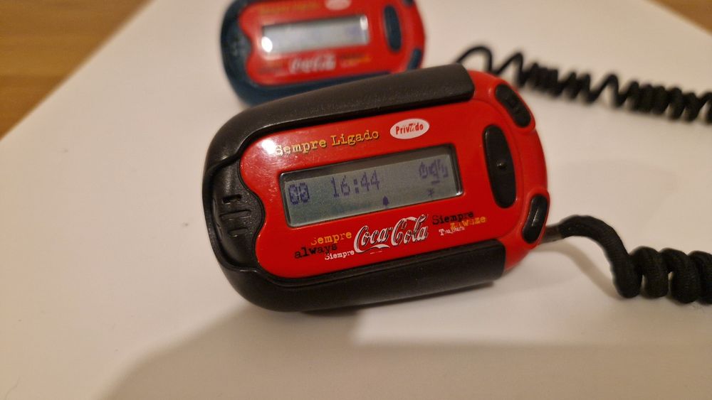 Pager Coca-Cola anos 90