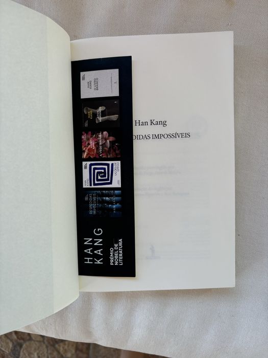 Livro Despedidas Impossiveis de Han Kang