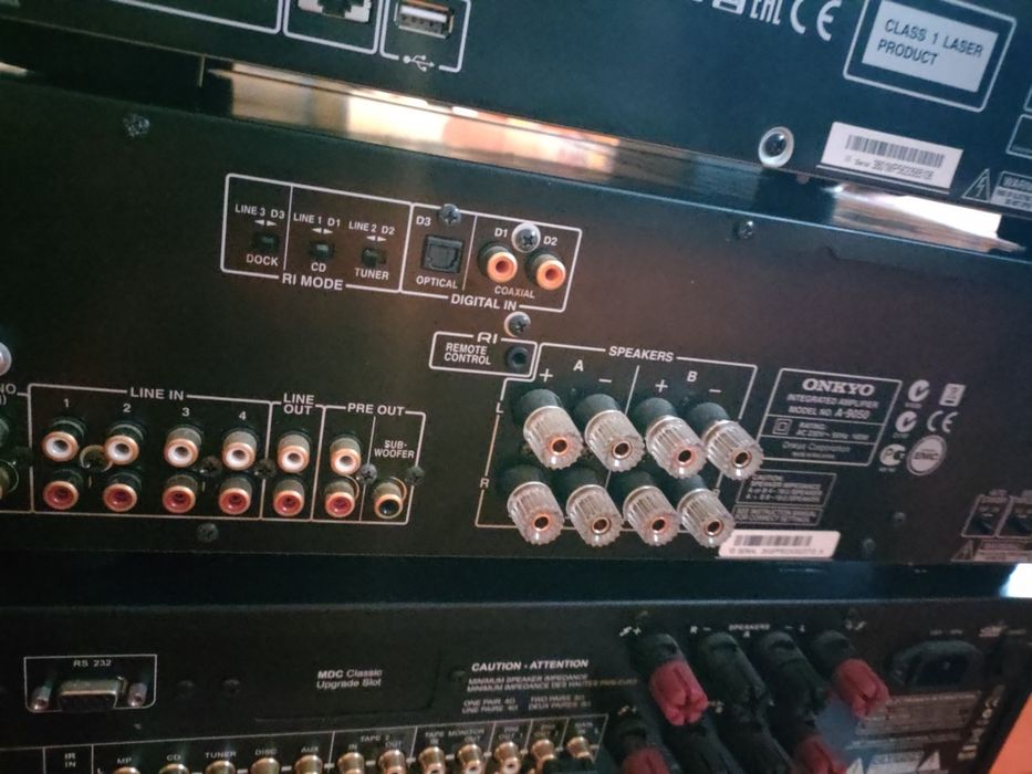Onkyo wzmacniacz A 9050plus network CD player C-N 7050 w bdb stanie