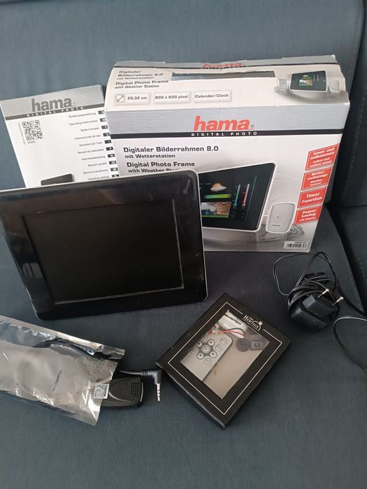 Ramka elektroniczna do zdjęć z pilotem - HAMA