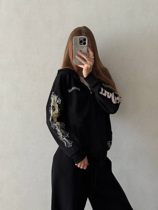 Chrome Hearts зіп худі