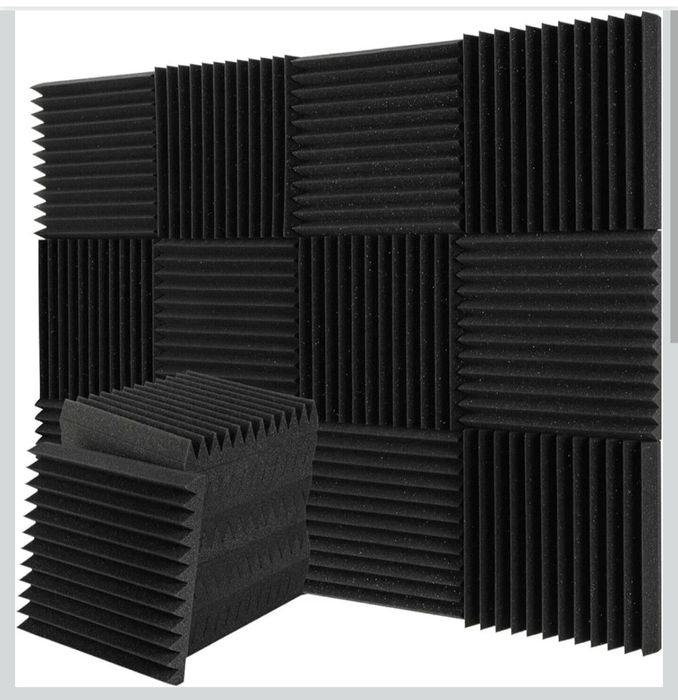 Pianki akustyczne dźwiękoszczelne mata wygłuszająca 48szt