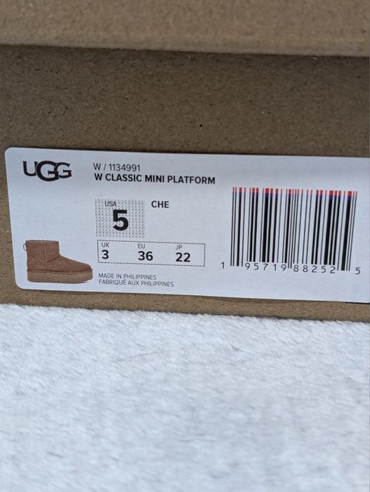 Жіночі UGG Classic Mini Platform Chestnut 36р. НОВІ ОРИГІНАЛ