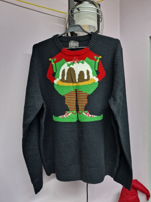 Sweterek sweter świąteczny męski rozmiar L