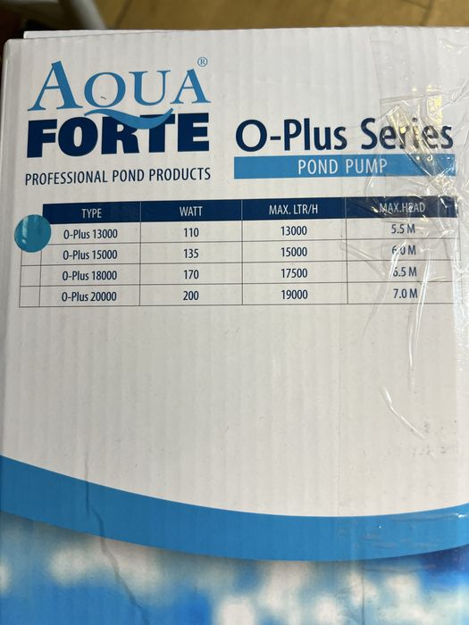 Bomba de Lago AquaForte O-Plus Series (Para peças / reparação)