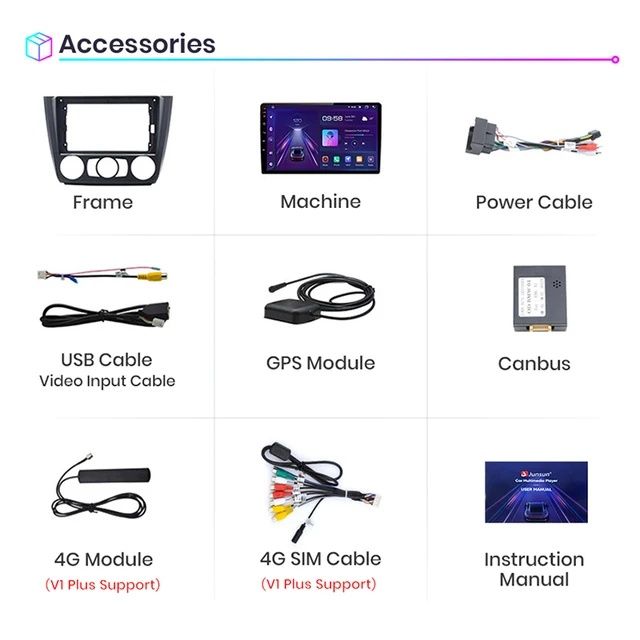 Rádio 2din android BMW série 1 E88 E81 E82 e e87 gps wifi Carplay NOVO