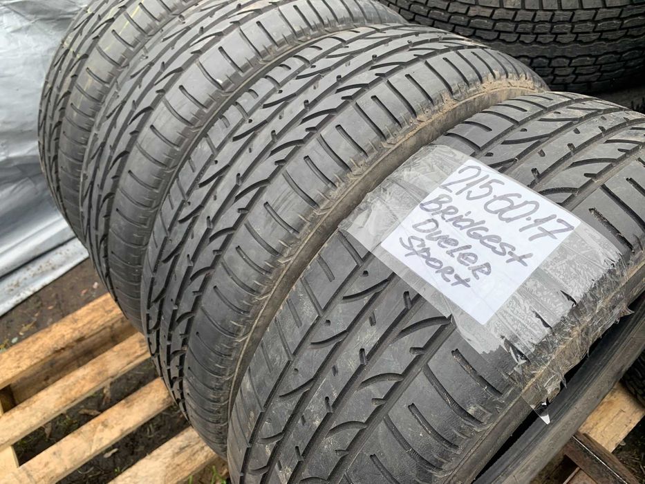 215-60-R17 BRIDGESTONE DUELER = 4 штуки летней резины GERMANY 2023