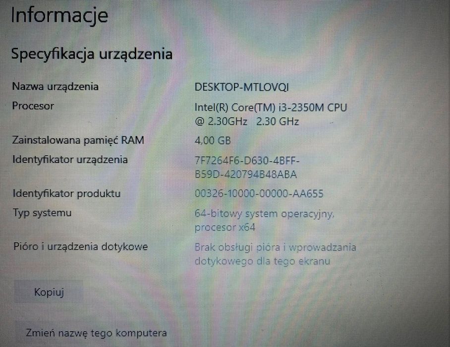 Laptop, komputer ASUS X 54 H 15,6 cala