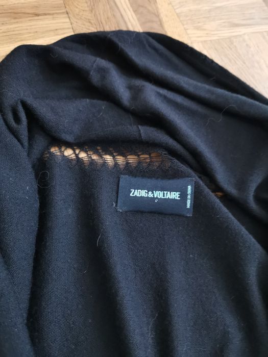Zadig and Voltaire cudowny sweter wełna merynosa